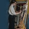 ARTIFY Large Wooden H-Frame Studio Easel with Artist Storage Drawer and Shelf, Sturdy Beechwood Canvas Holder Stand, Adjustable to 75" High
